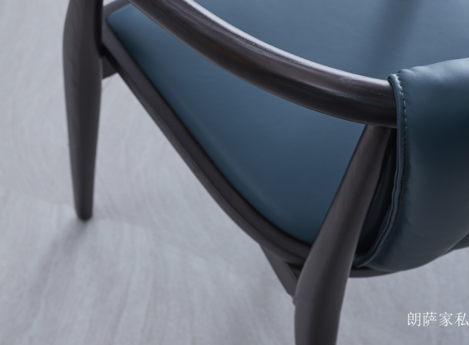 朗萨家私客卧家具产品《蓝调实木茶椅》【图0】