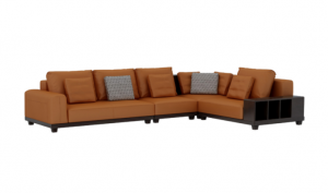 朗萨家私客卧家具产品-《橙韵储物L型沙发》