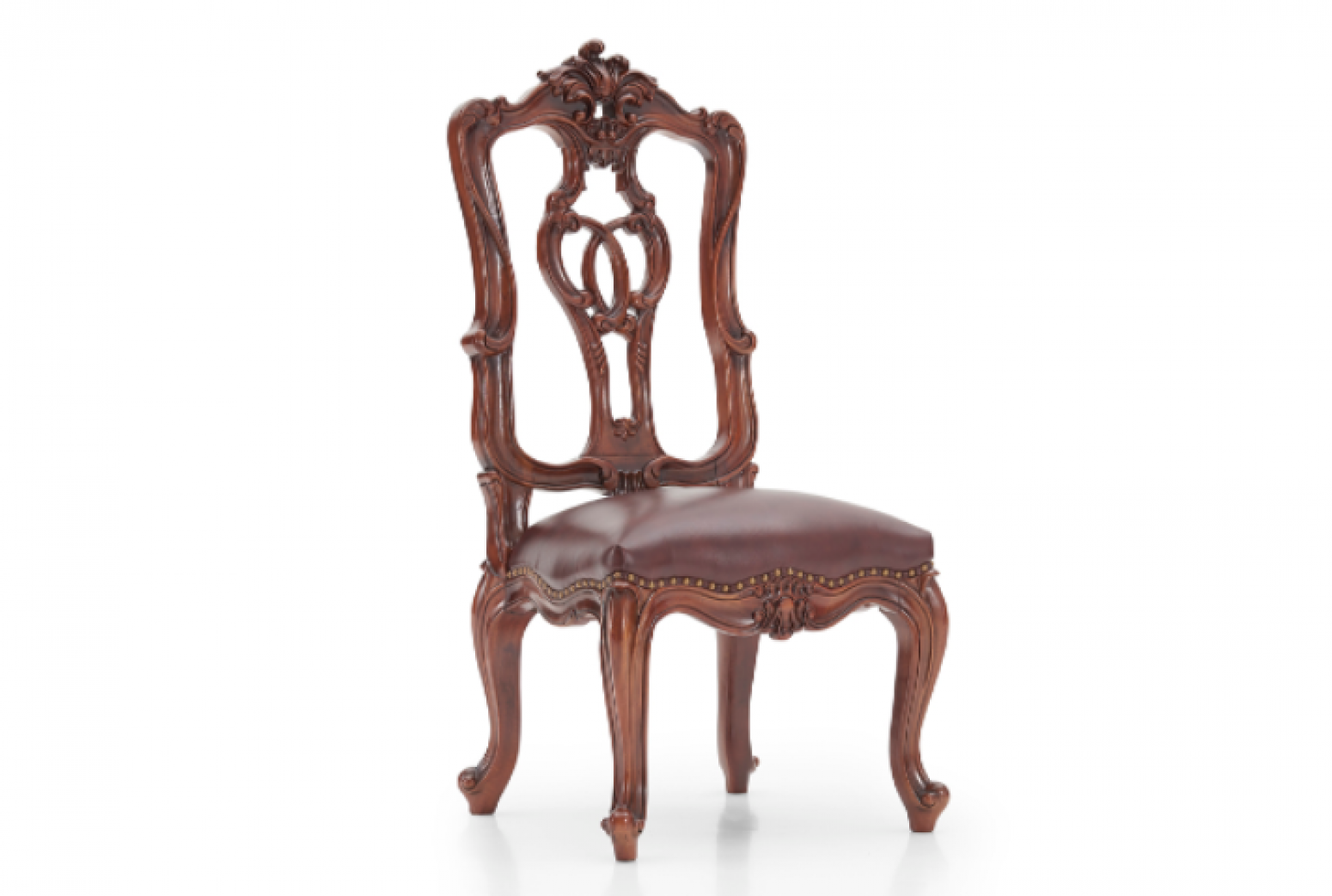 大风范客卧家具产品《雕花复古实木餐椅》