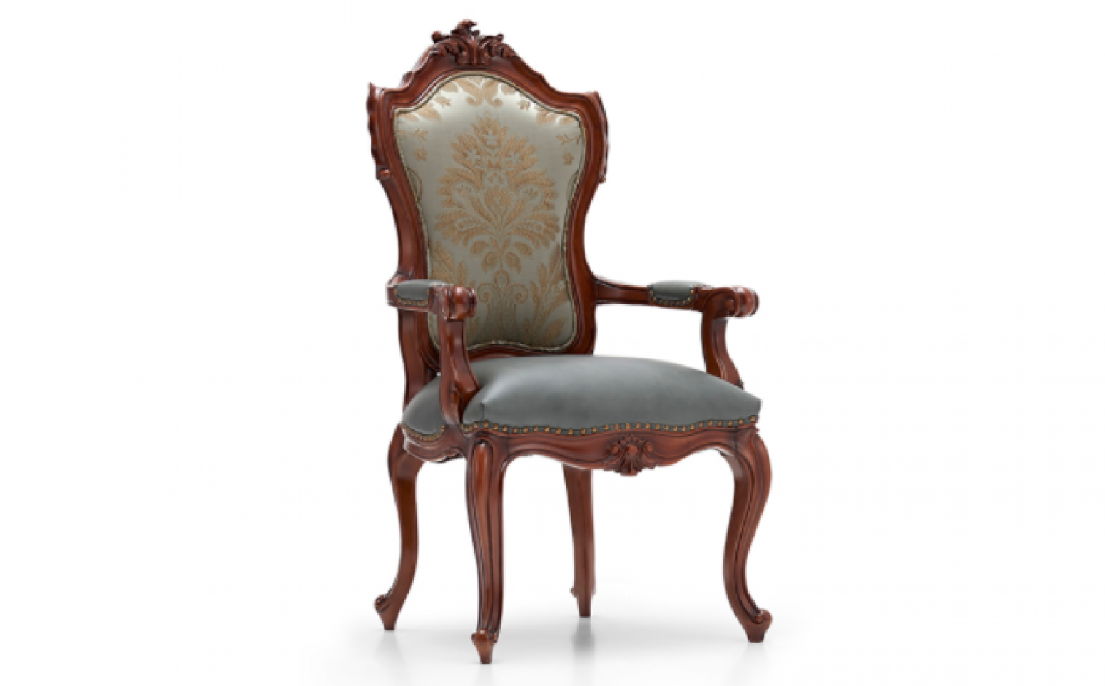 大风范客卧家具产品《浅木雕花布艺餐椅》