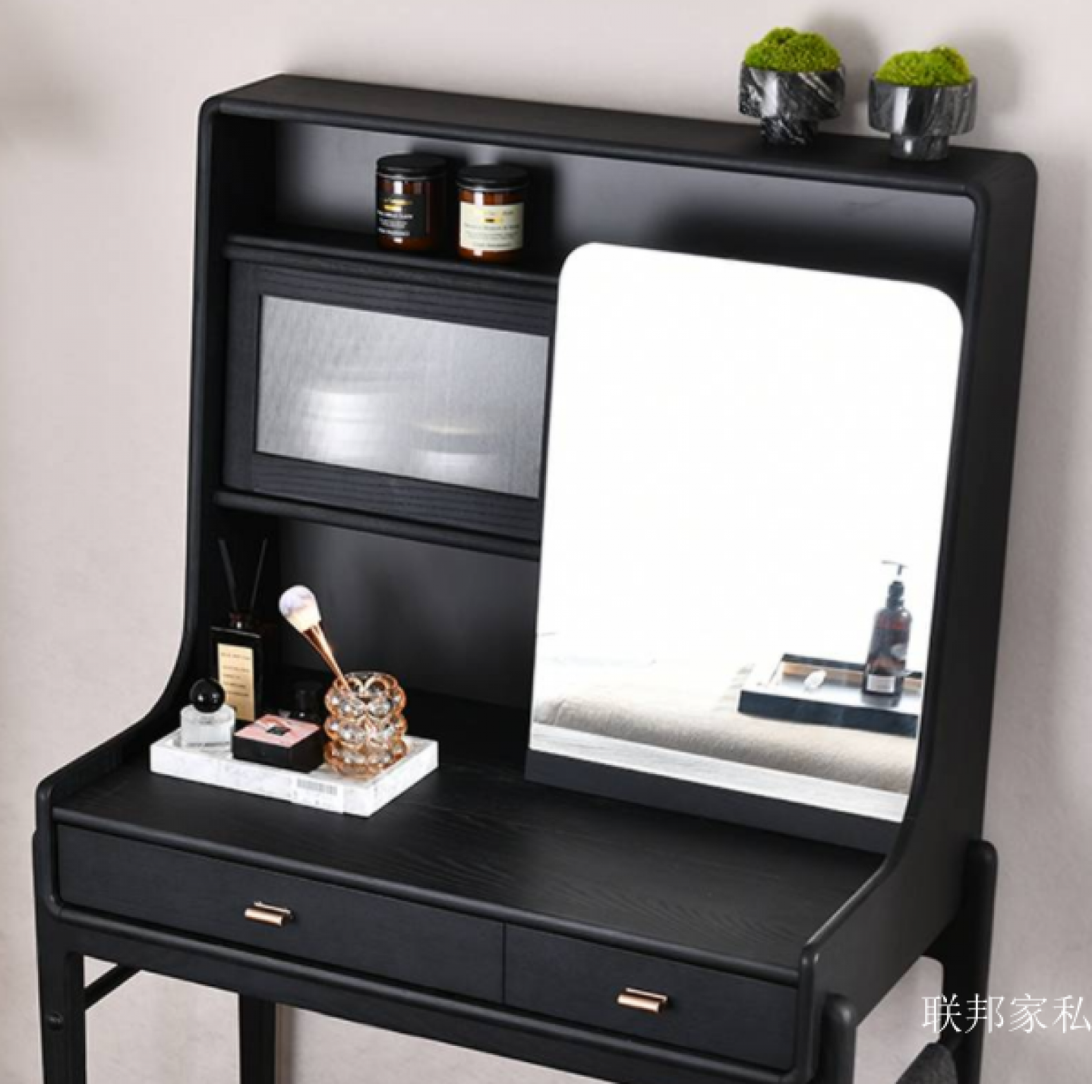 联邦家私客卧家具产品《洛神妆台白蜡木妆台》【图2】