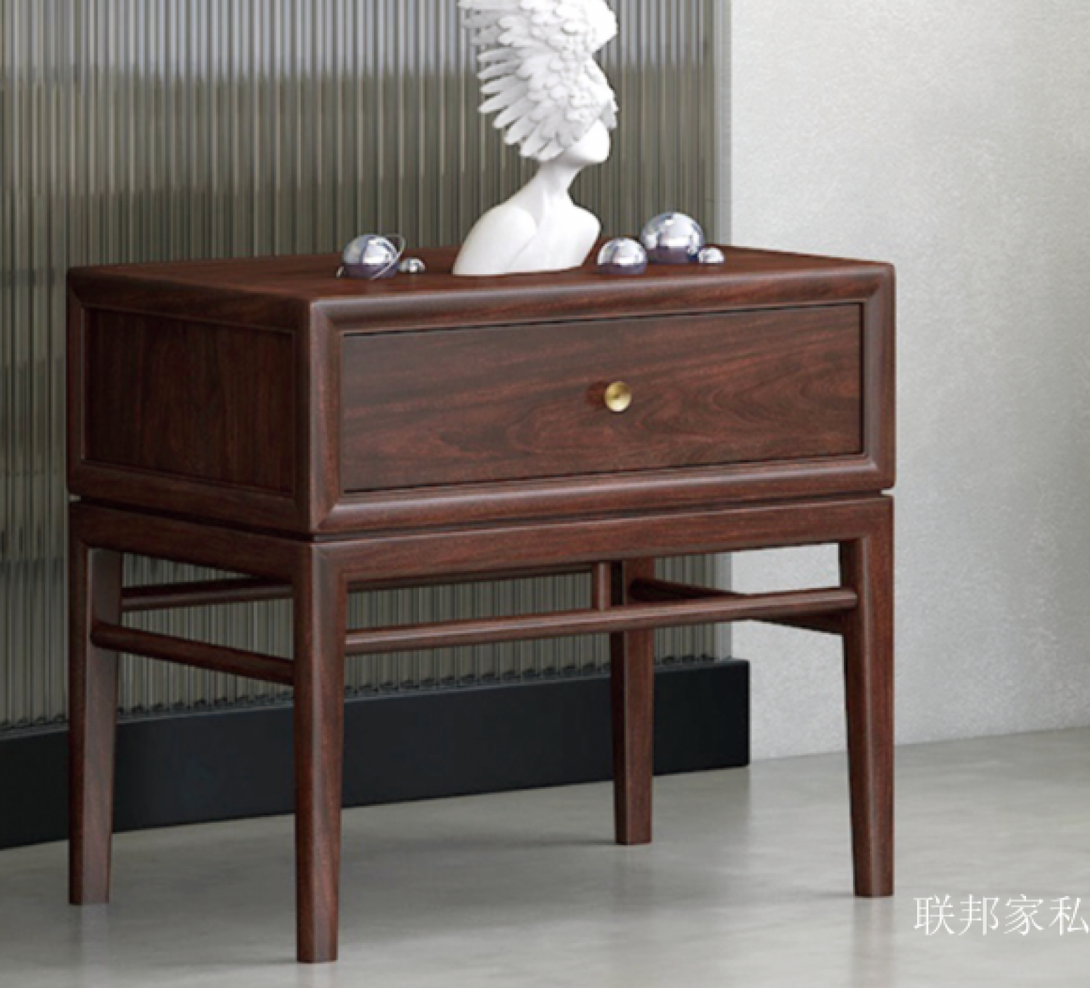 联邦家私客卧家具产品《柚木床头柜》【图1】