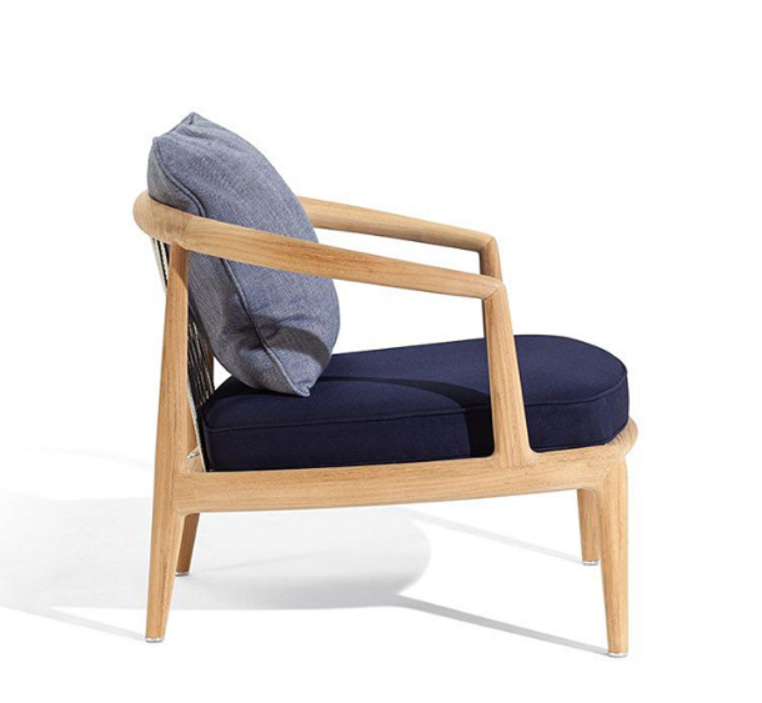 笋卯家居户外家具产品《浅木蓝垫户外休闲椅》【图1】