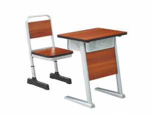 宏钻家具办公家具产品《仿木色简约课桌椅》议价