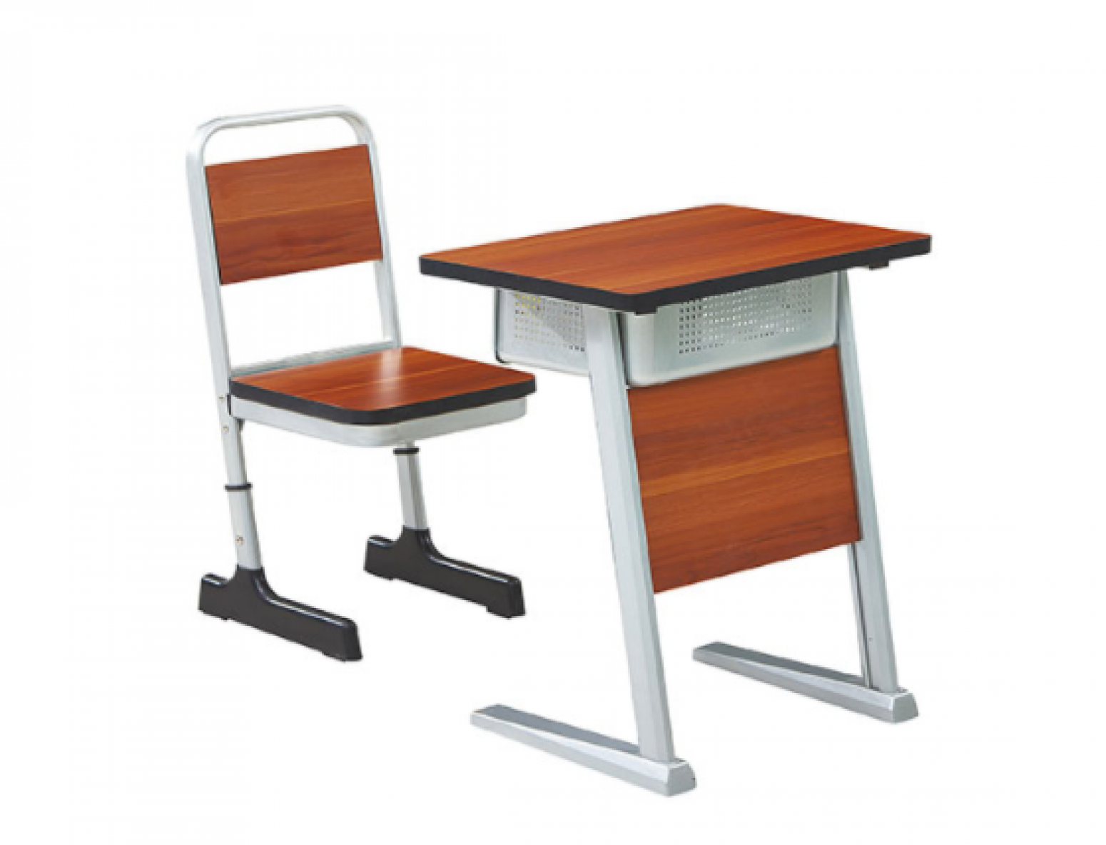 宏钻家具办公家具产品《仿木色简约课桌椅》【图0】