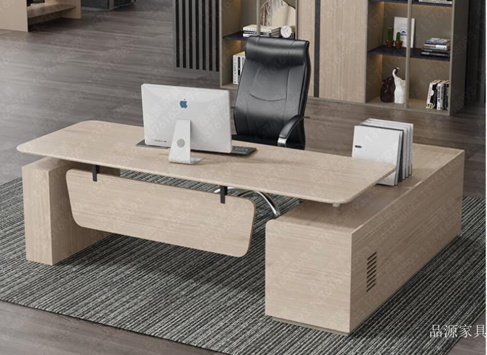 品源家具智能家居产品《实木智能总裁办公桌》【图0】