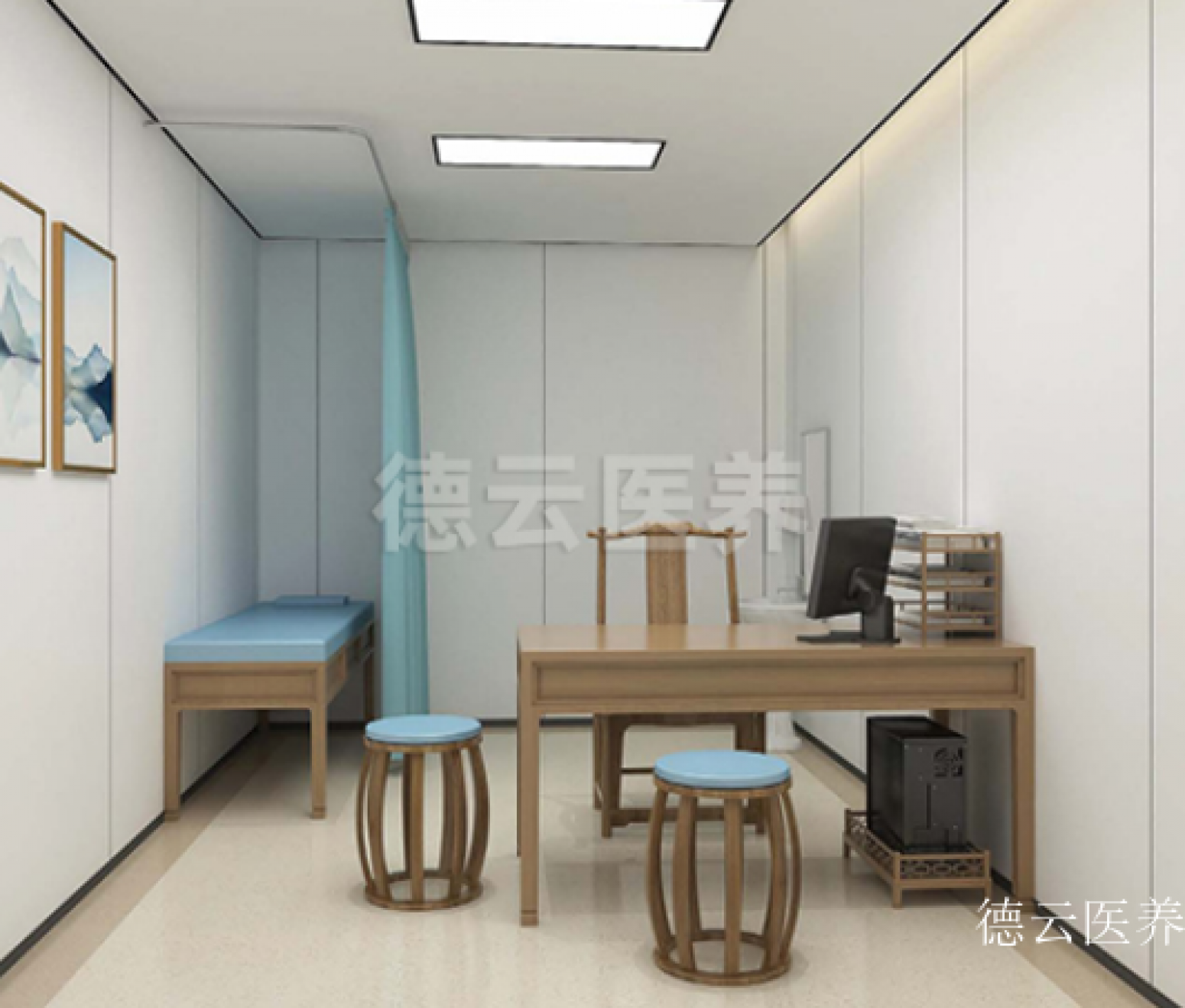 德云医养医疗家具产品《中医诊室看诊床》【图0】