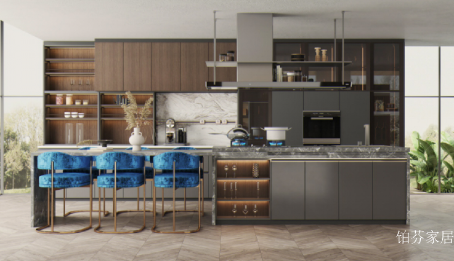 铂芬家居厨卫家具产品《科尔斯系列橱柜》