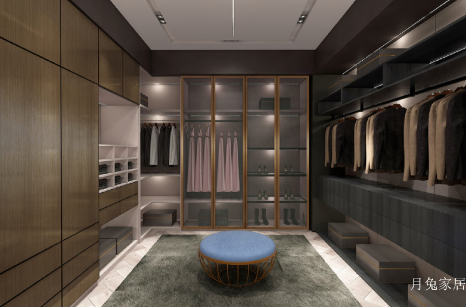 月兔家居客卧家具产品《蒙玛1号衣帽间》