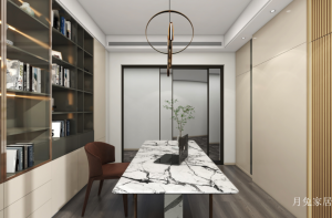 月兔家居客卧家具产品《简约雅致大理石书房》议价