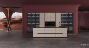 鲁丽家居客卧家具产品《奢境中岛橱柜》议价