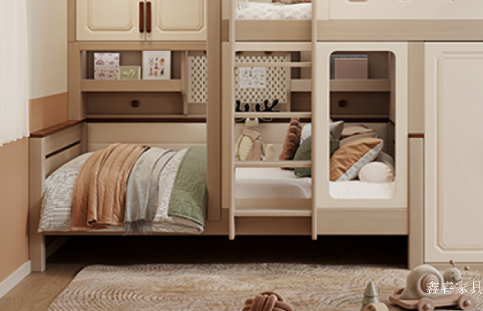 鑫睿家具儿童家具产品《睿美收纳儿童床》【图2】