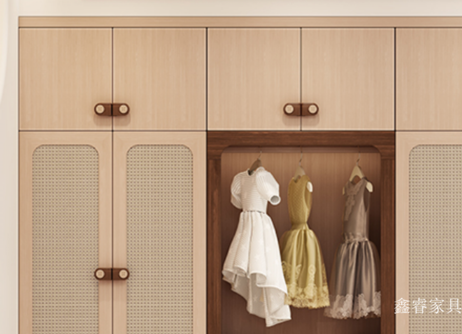 鑫睿家具儿童家具产品《睿上美学儿童衣柜》【图0】