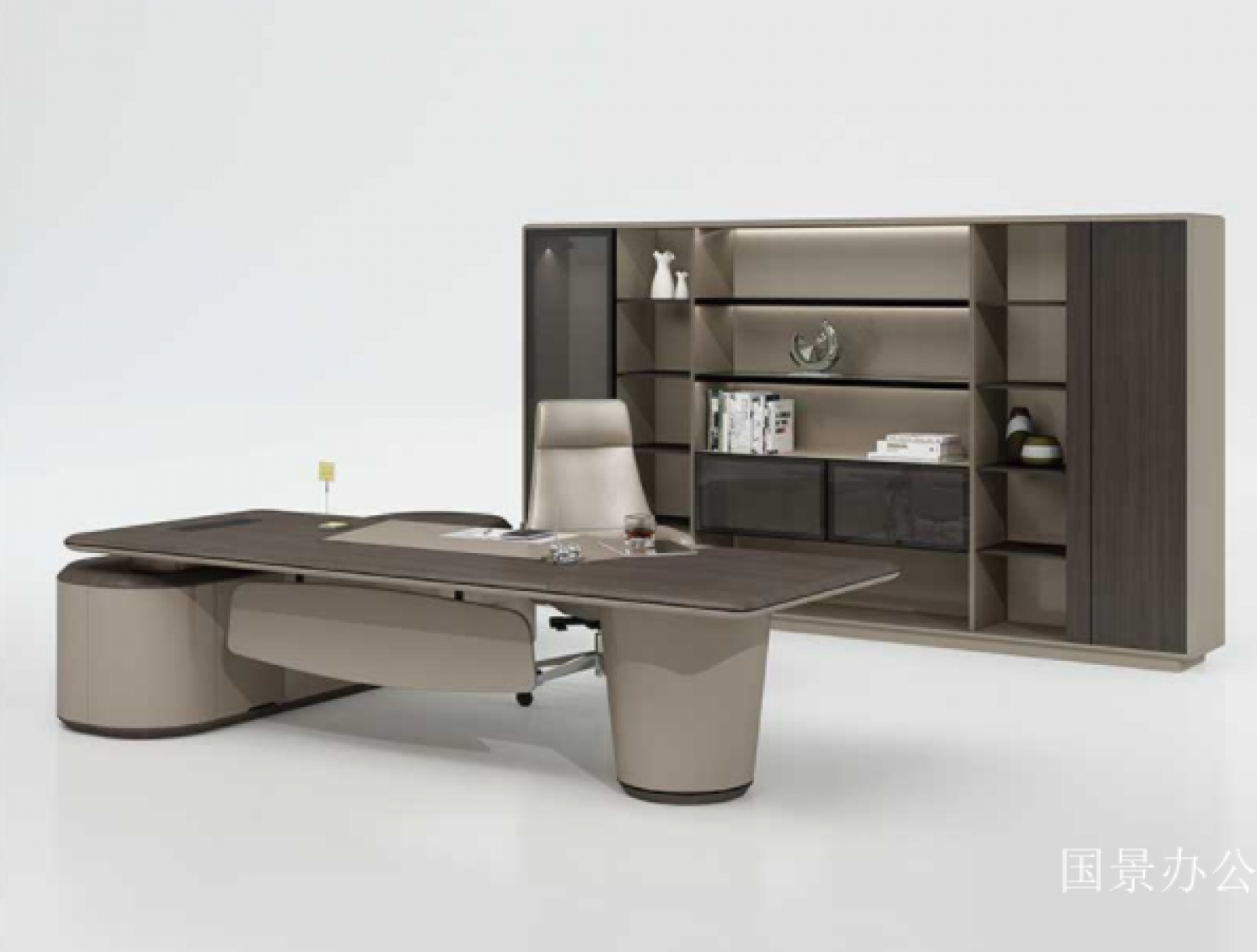 国景办公办公家具产品《科尼诺系列高管办公桌》【图1】