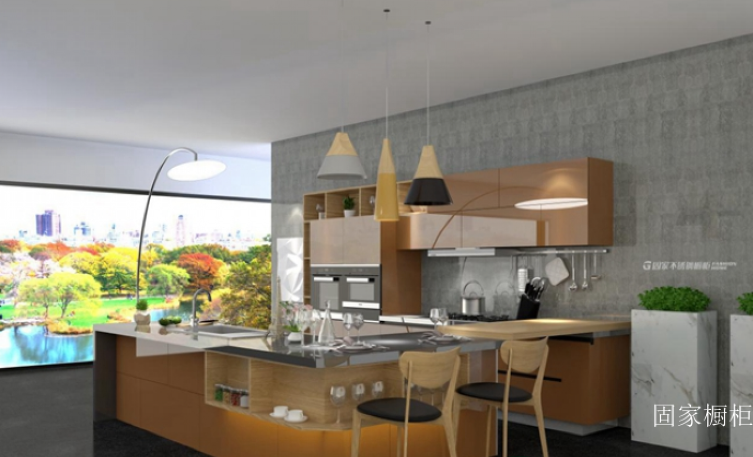 固家橱柜厨卫家具产品《雅金橱柜》【图1】