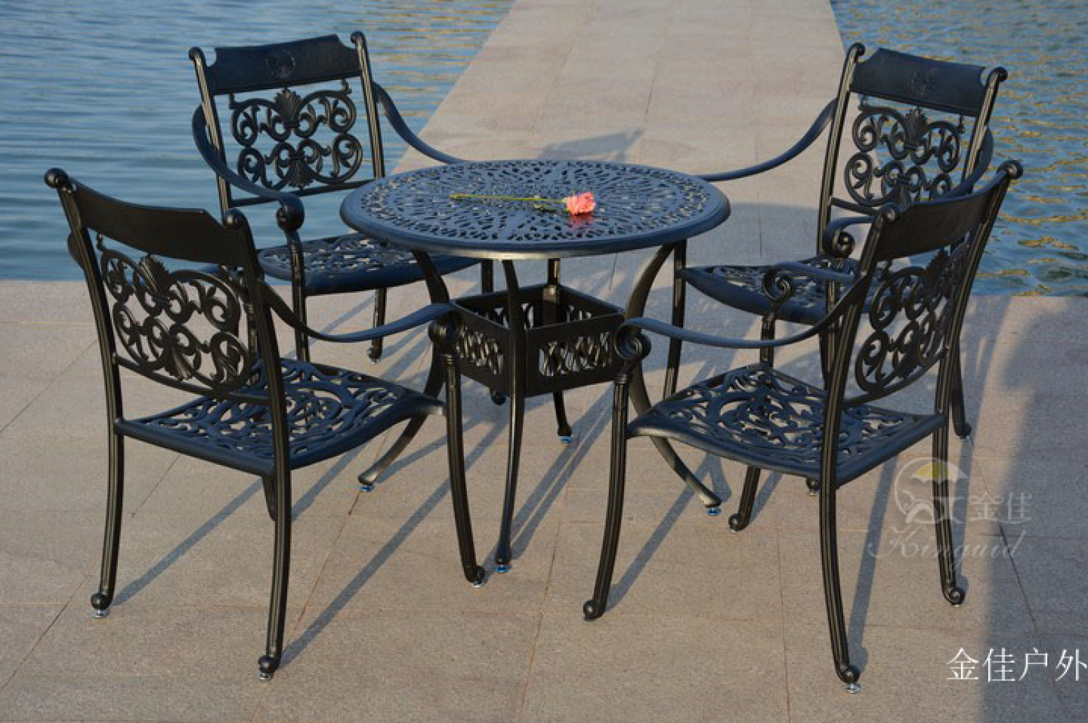 金佳户外户外家具产品《铸铝简约户外桌椅》【图0】