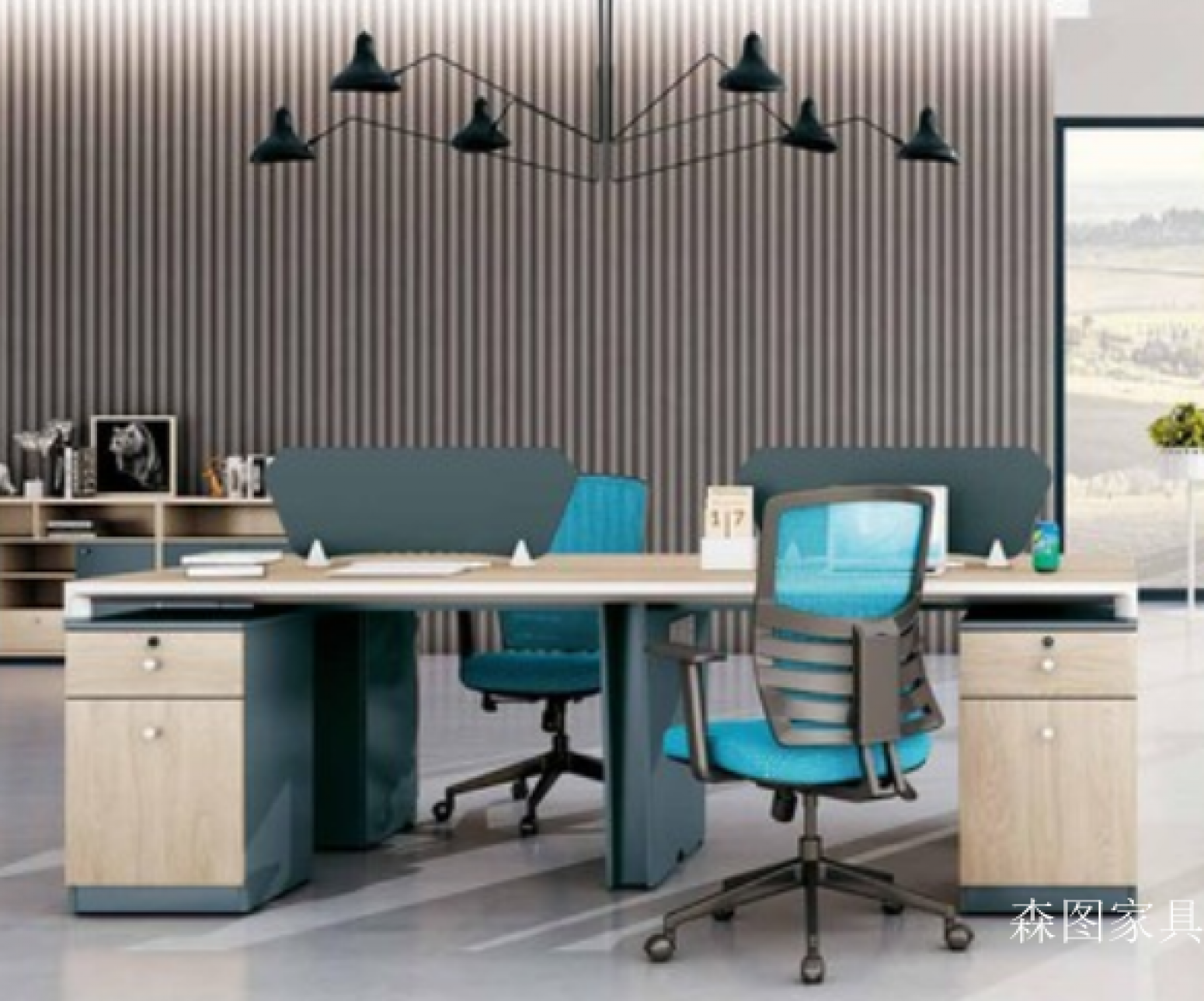 森图家具办公家具产品《森图职员办公桌》【图2】