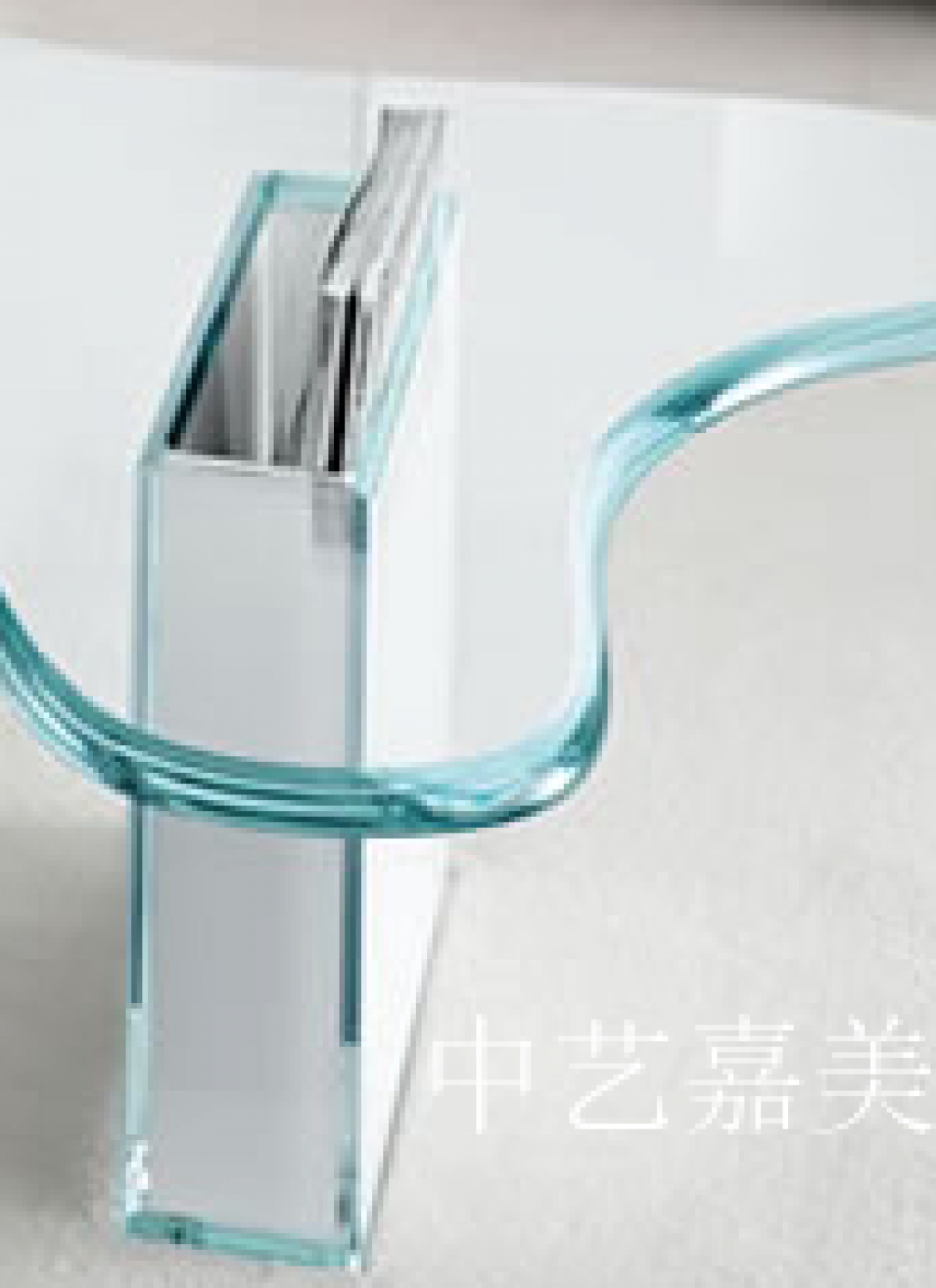 中艺嘉美客卧家具产品《设计感玻璃茶几》【图1】