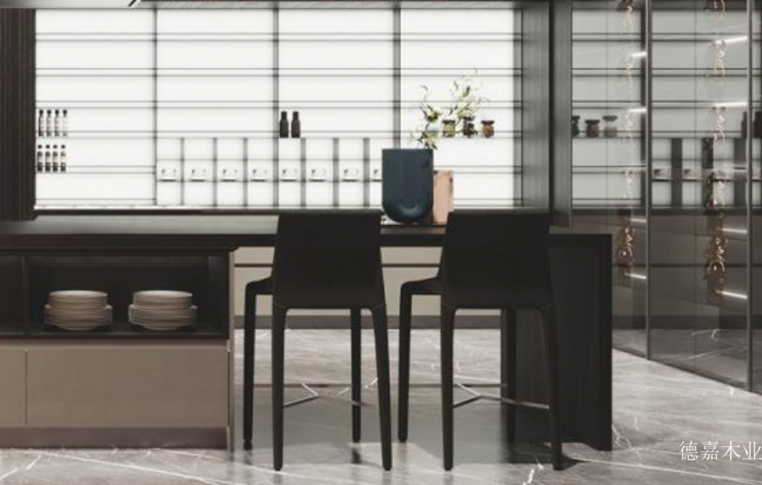 德嘉木业厨卫家具产品《现代轻奢橱柜》【图1】