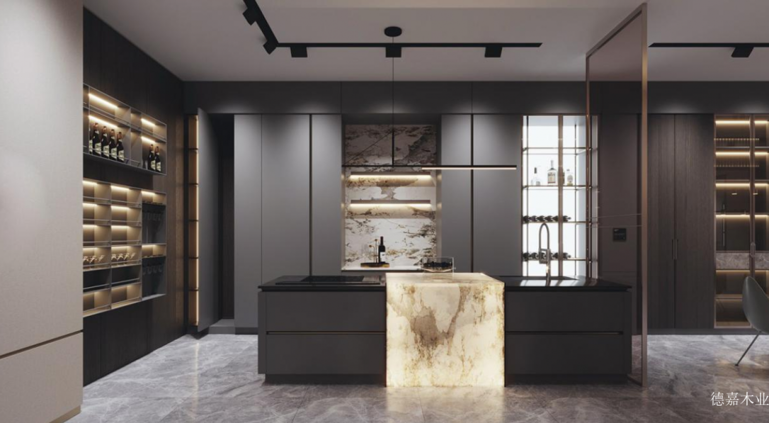 德嘉木业厨卫家具产品《轻奢高级感橱柜》【图2】