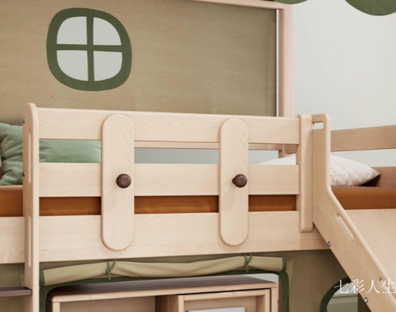 七彩人生儿童家具产品《树屋儿童床》【图3】