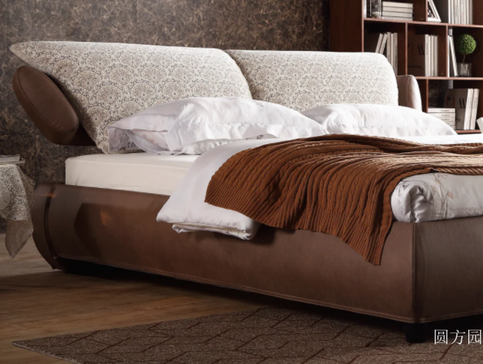 圆方园客卧家具产品《意式极简美学软床》【图0】