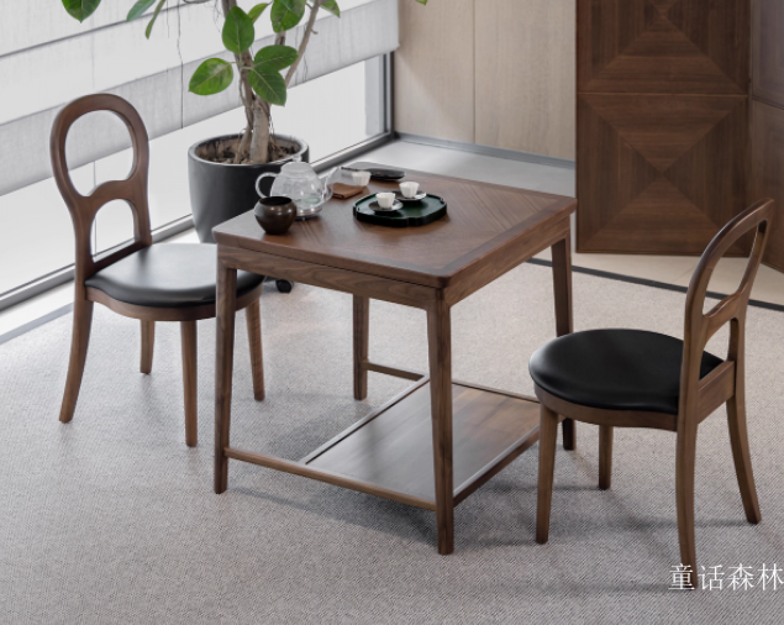 童话森林客卧家具产品《家用实木小茶桌》【图0】