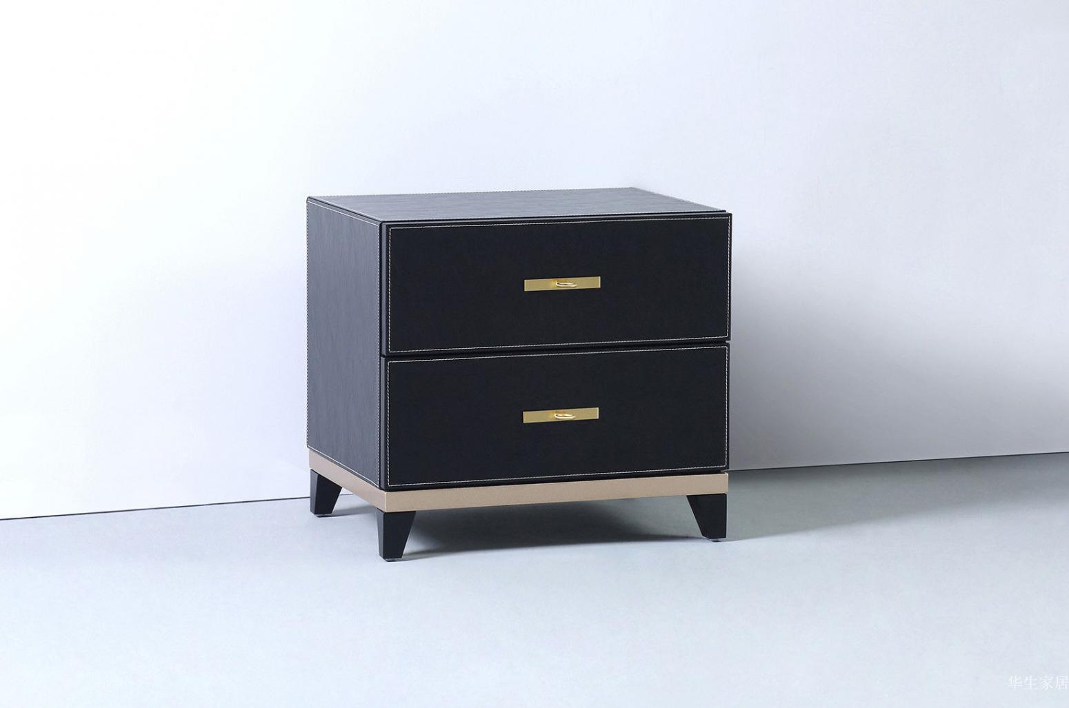 华生家居客卧家具产品《简约大气皮质床头柜》【图0】
