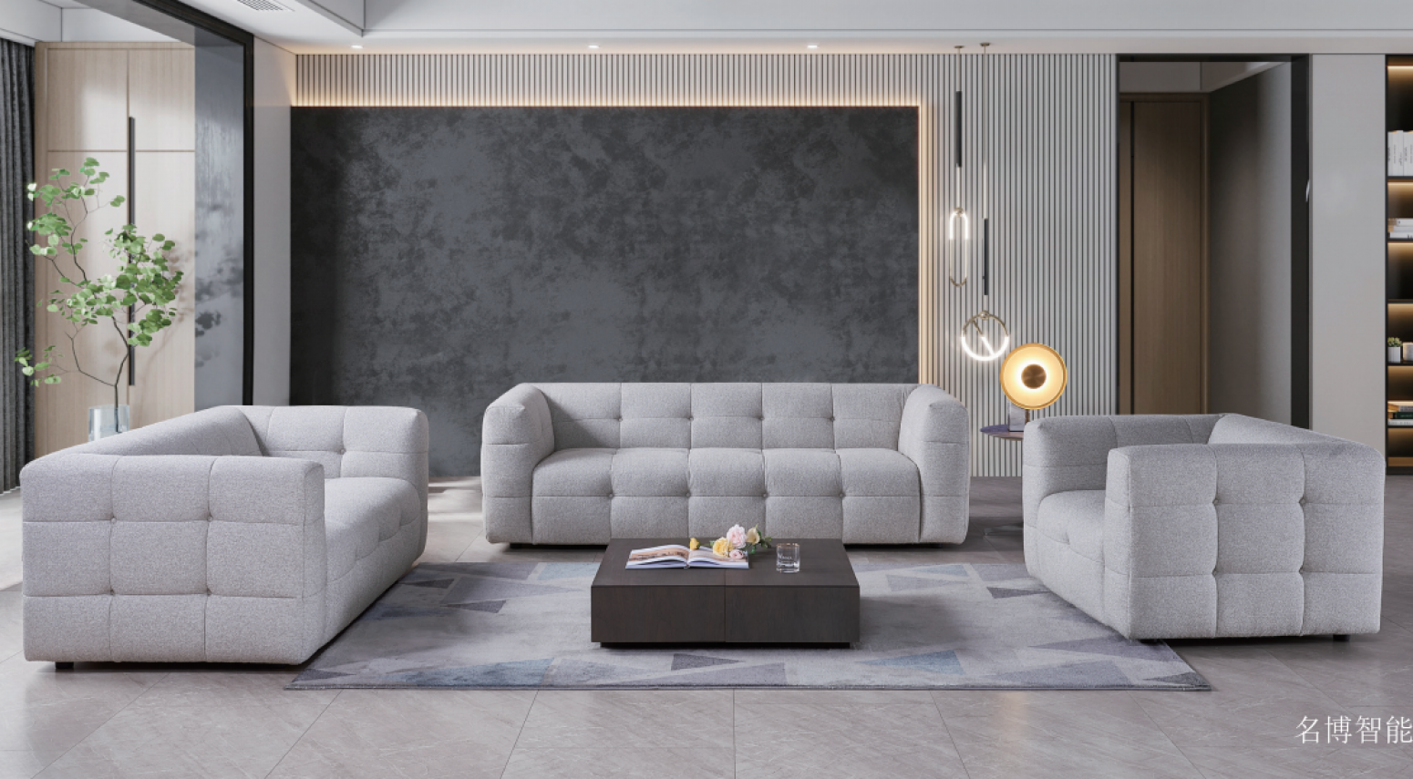 名博智能客卧家具产品《方块设计沙发》【图1】
