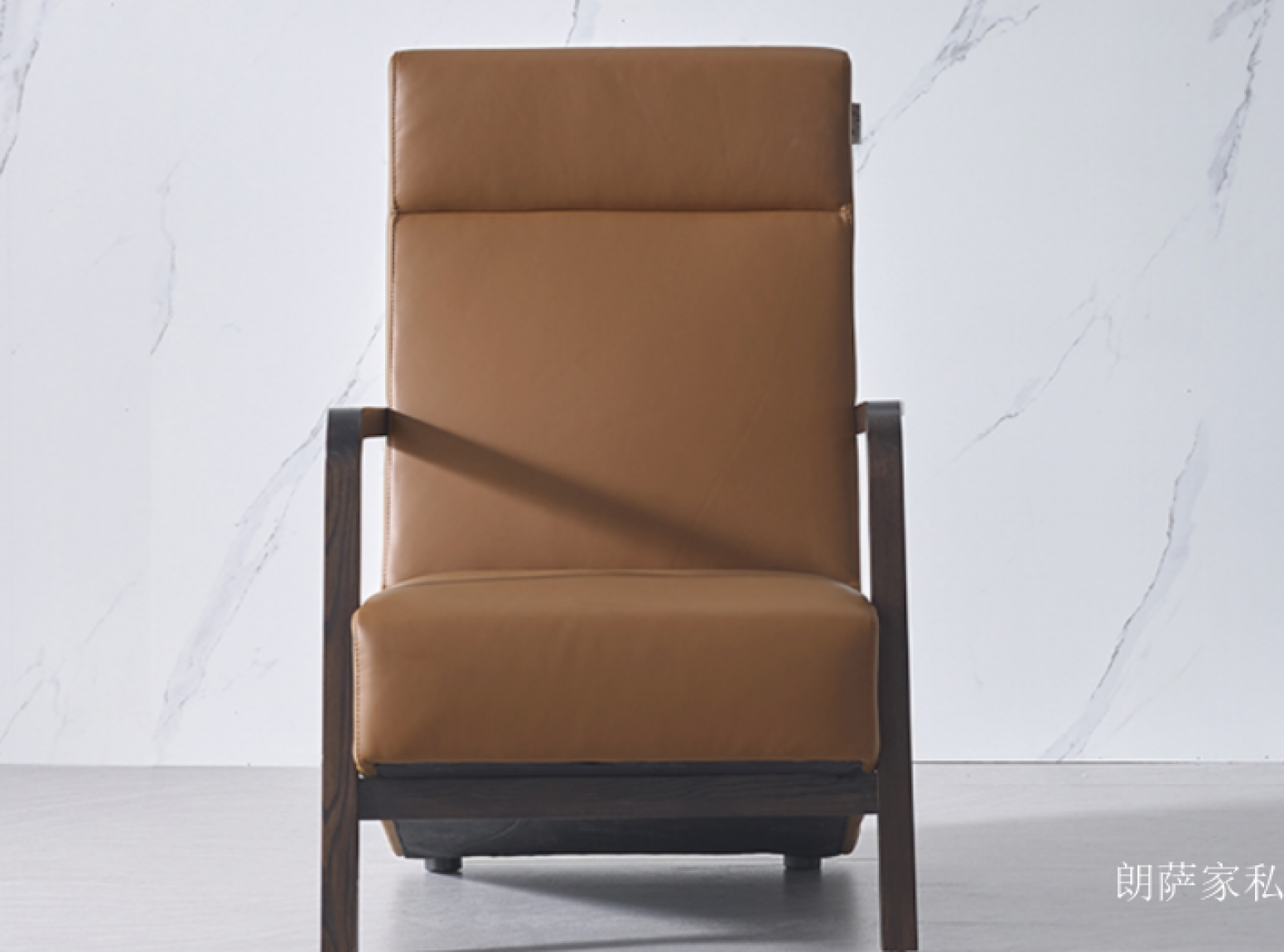 朗萨家私客卧家具产品《棕韵木艺休闲椅》【图1】