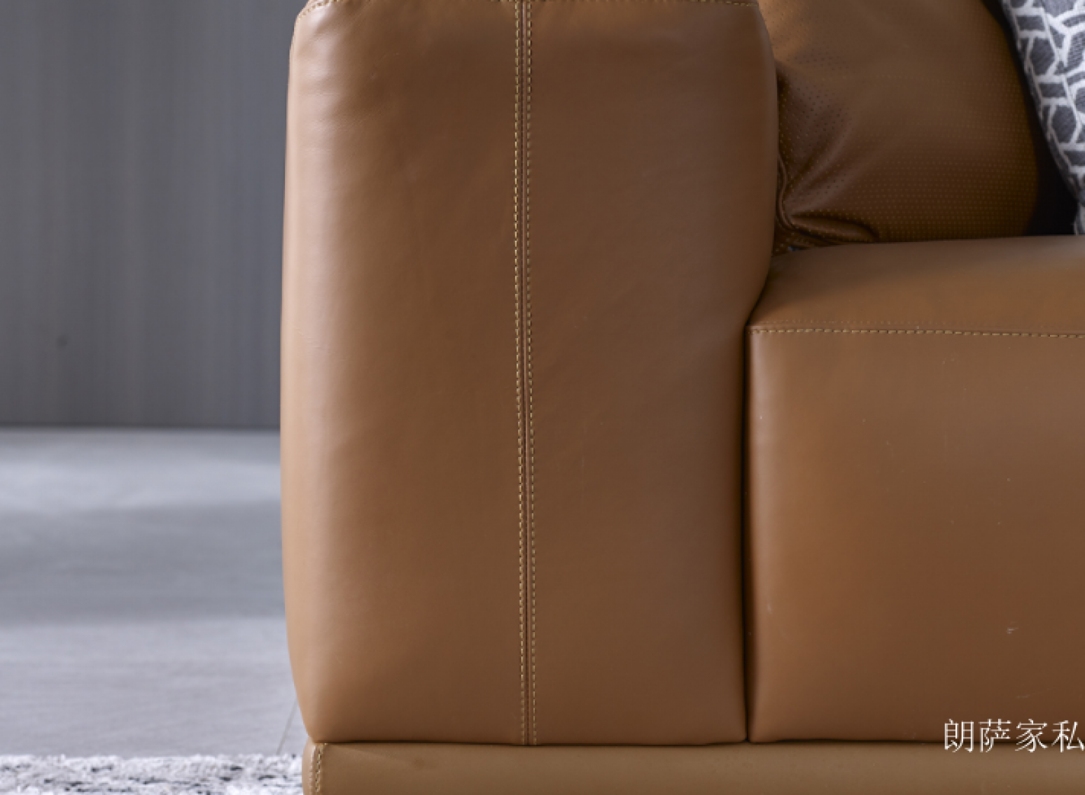 朗萨家私客卧家具产品《橙韵储物L型沙发》【图1】