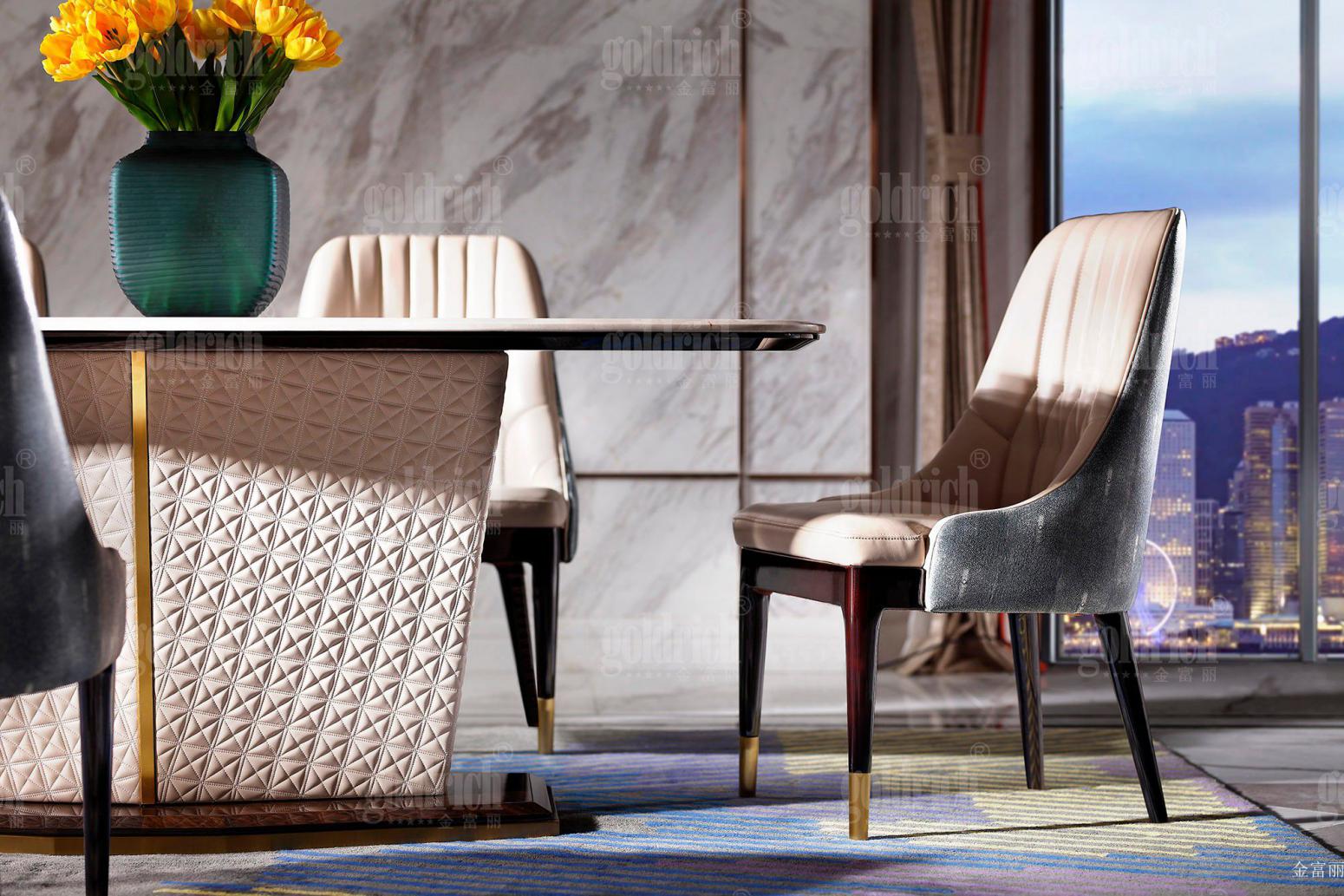 金富丽客卧家具产品《奢华高品质餐台套装》【图2】