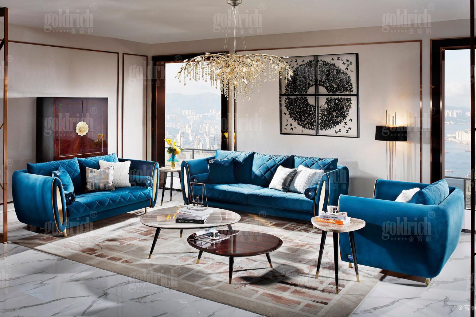 金富丽客卧家具产品《舒适特色布艺沙发》【图1】