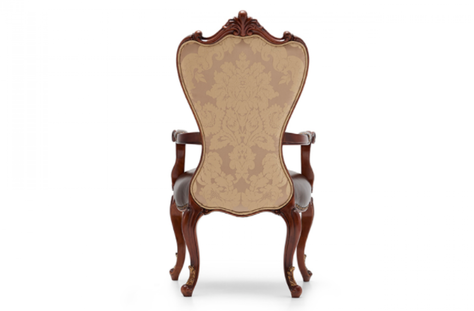 大风范客卧家具产品《古典雕花布艺真皮餐椅》【图2】