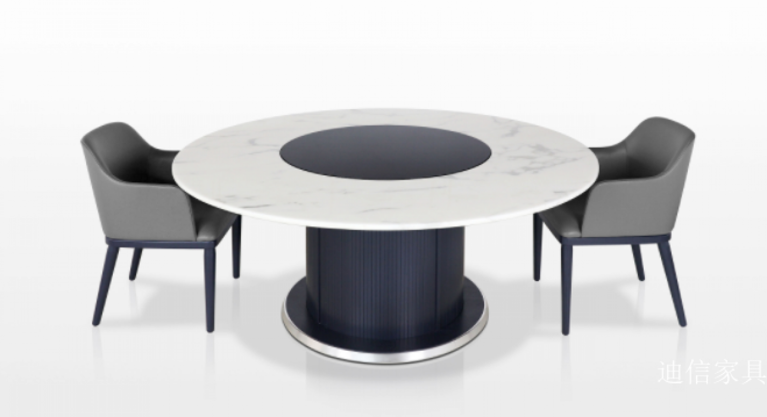 迪信家具客卧家具产品《简约圆面圆柱餐桌》【图1】