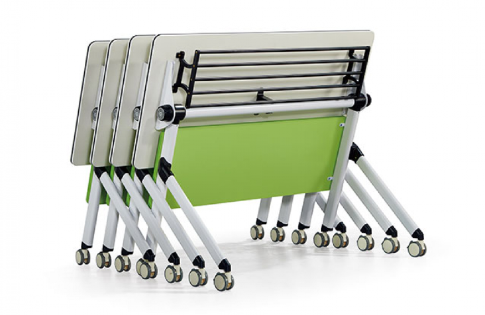 宏钻家具办公家具产品《可折叠移动课桌椅》【图2】