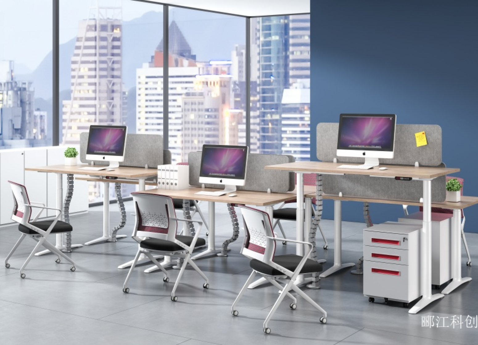 郦江科创智能家居产品《智能无级升降桌》【图1】