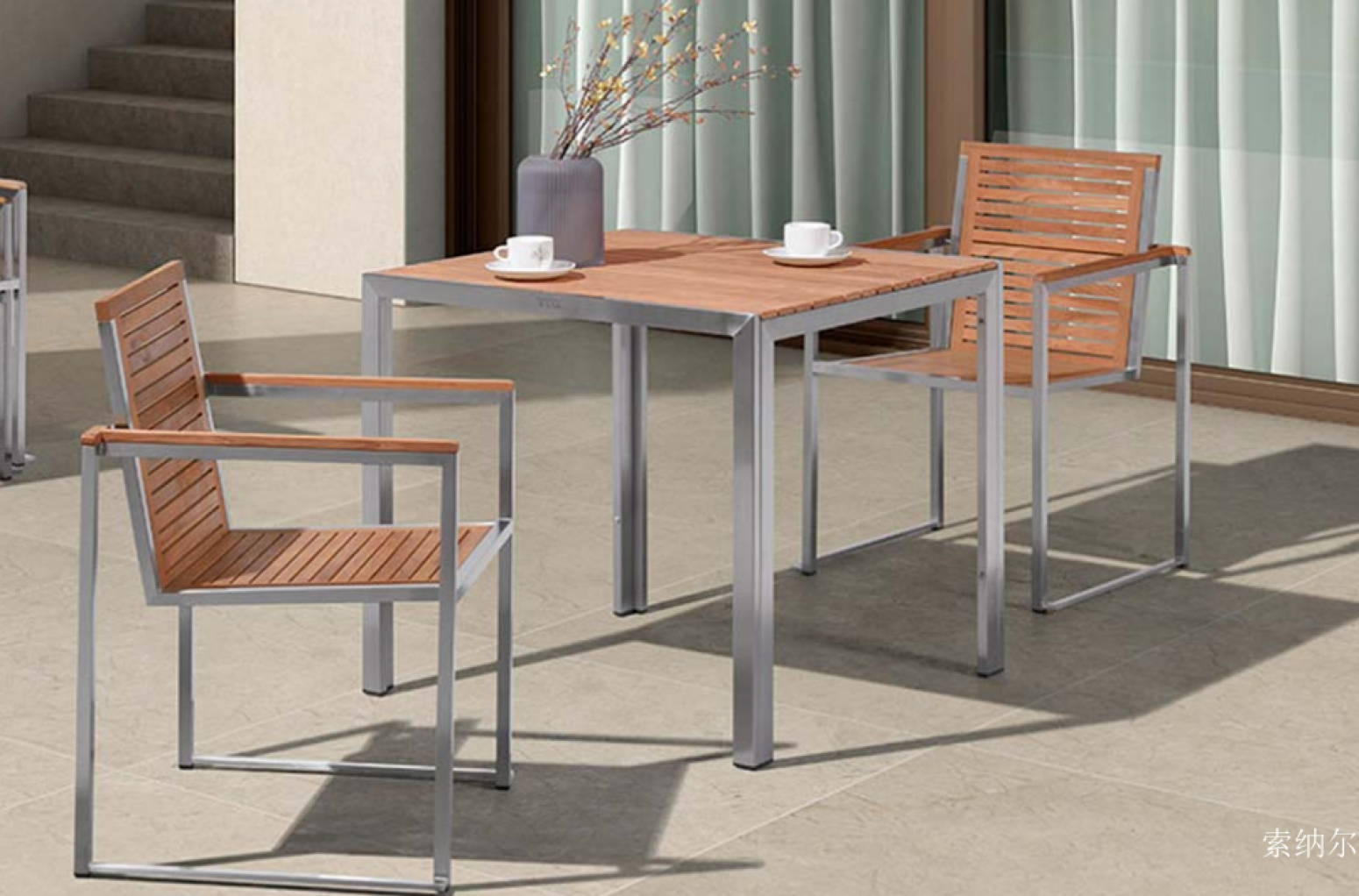 索纳尔户外家具产品《馨蕊户外方桌》【图1】